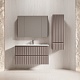 Style Line Тумба с раковиной Марокко 100 Plus подвесная тауп темный – картинка-24